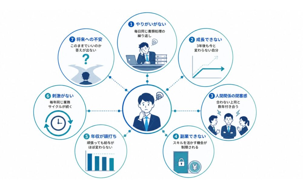 公務員を辞めたいと感じる7つの理由