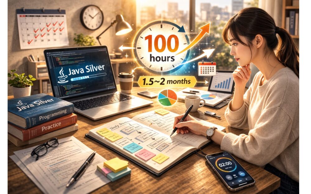 Java Silverの勉強時間の目安は100時間