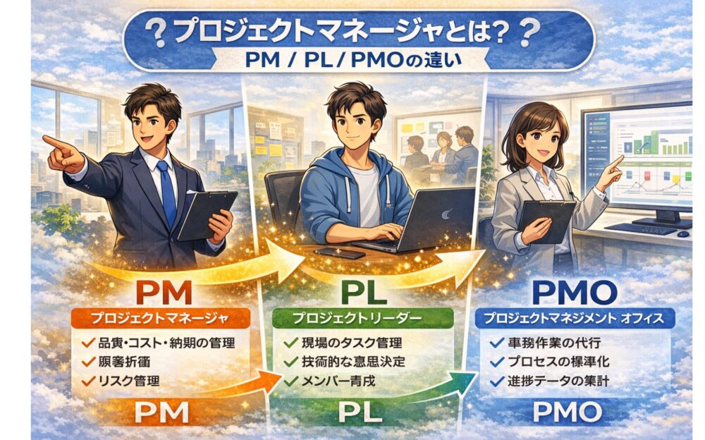 PM・PL・PMOの違い