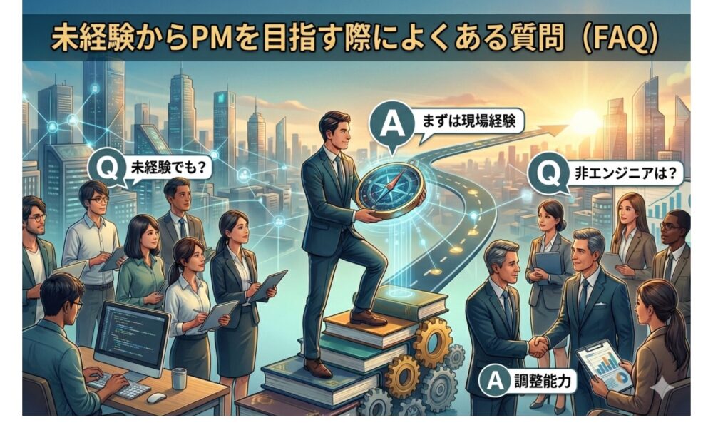 未経験からPMを目指す際によくある質問（FAQ）