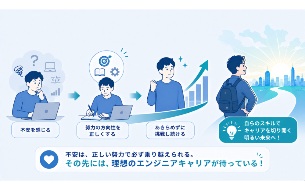 まとめ：未経験エンジニアは「うざい」の不安を乗り越えた先に明るい未来がある