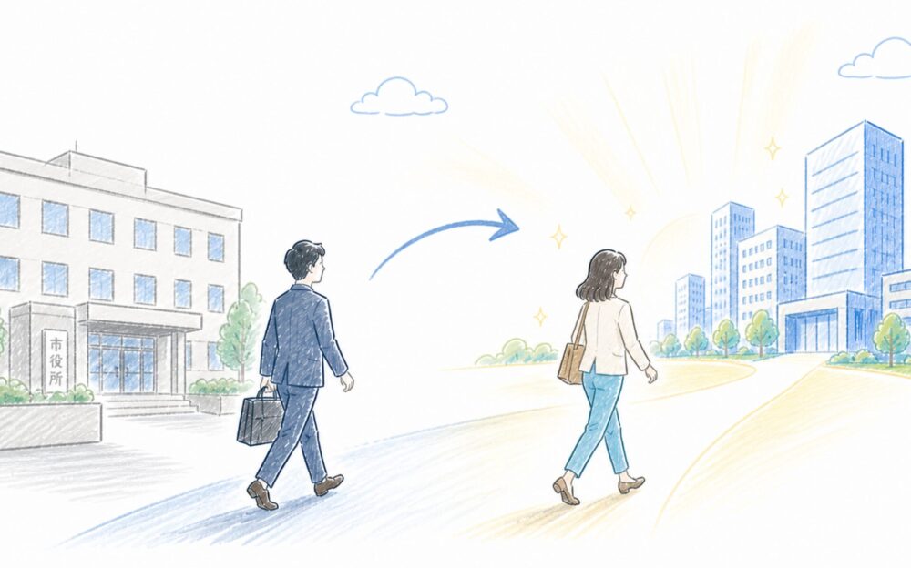 データで見る公務員の離職は増えている