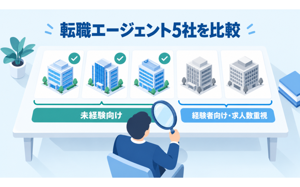 ユニゾンキャリアと他の転職エージェントとの比較