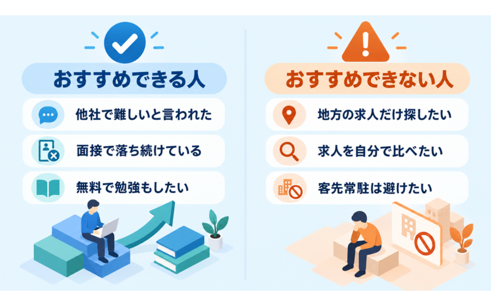 ユニゾンキャリアをおすすめできる人・できない人