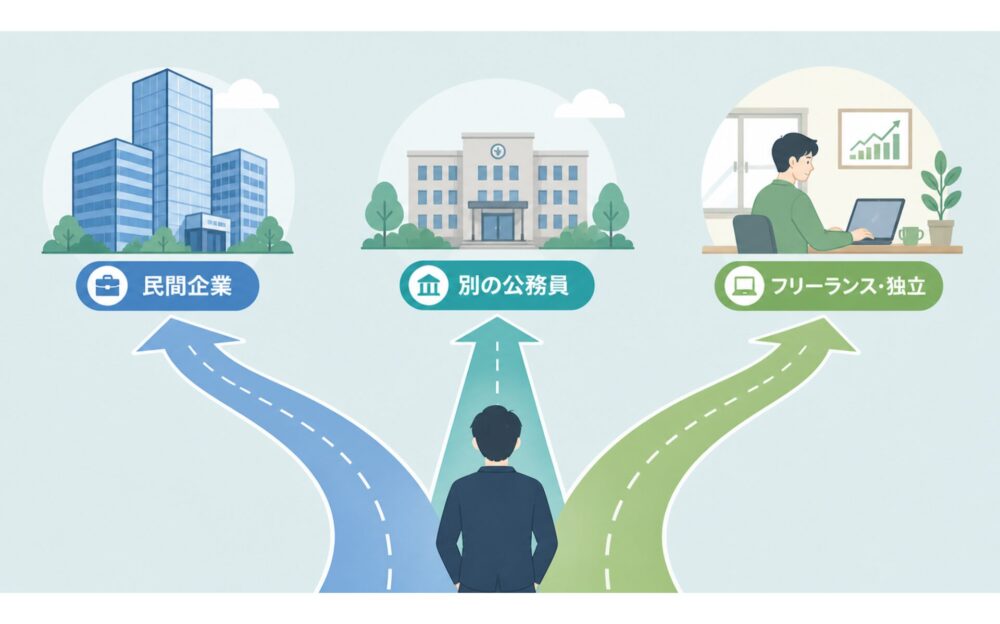 公務員を辞めた後のキャリア選択肢
