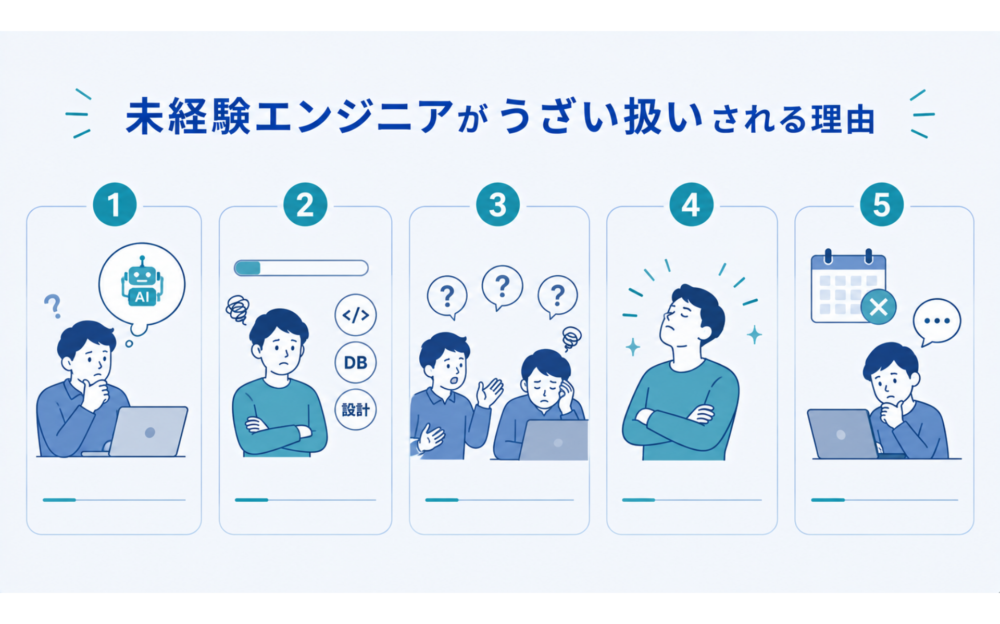 未経験エンジニアがうざい扱いされる理由